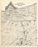 Douglas County Outline, Wisconsin State Atlas 1930c